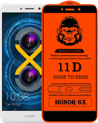 GORILLA FIVE Edge To Edge Tempered Glass for ; HONOR 6X(Pack of 1)