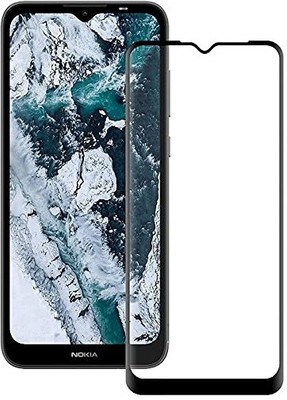 Bodoma Edge To Edge Tempered Glass for Nokia C20 Plus(Pack of 1)