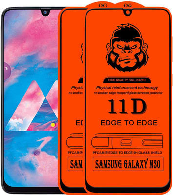 HQ Protection Edge To Edge Tempered Glass for SAMSUNG GALAXY M30(Pack of 2)