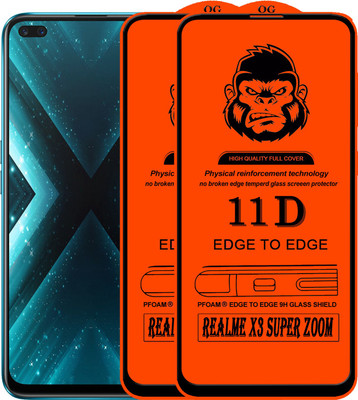 HQ Protection Edge To Edge Tempered Glass for REALME X3 SUPER ZOOM(Pack of 2)