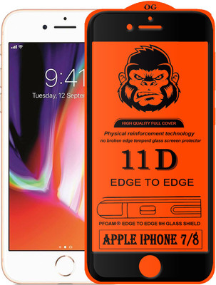 Xester Edge To Edge Tempered Glass for Apple iPhone 7(Pack of 1)