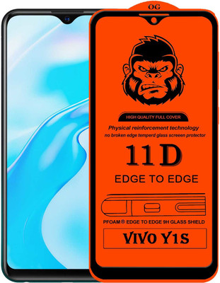 Gorilaorginal Edge To Edge Tempered Glass for ; VIVO Y1S(Pack of 1)