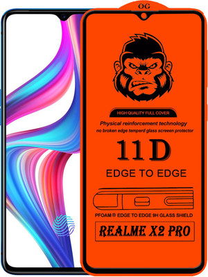 Xester Edge To Edge Tempered Glass for Realme X2 Pro(Pack of 1)