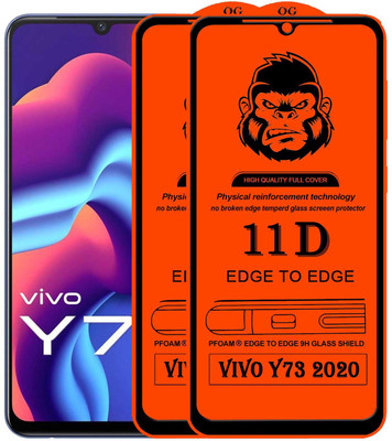 Rofix star Edge To Edge Tempered Glass for VIVO Y73 2020(Pack of 2)