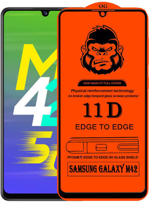 GORILLA PRO Edge To Edge Tempered Glass for . SAMSUNG GALAXY M42(Pack of 1)