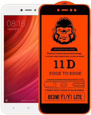 HQ Protection Edge To Edge Tempered Glass for Mi Redmi Y1(Pack of 1)
