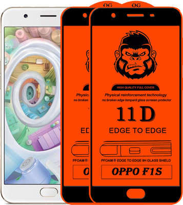 Rofix star Edge To Edge Tempered Glass for Oppo F1s(Pack of 2)