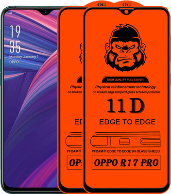 HQ Protection Edge To Edge Tempered Glass for OPPO R17 PRO(Pack of 2)
