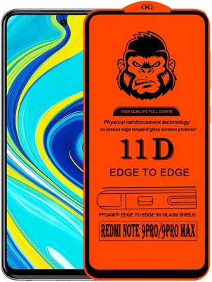 Xester Edge To Edge Tempered Glass for REDMI NOTE 9 PRO MAX(Pack of 1)