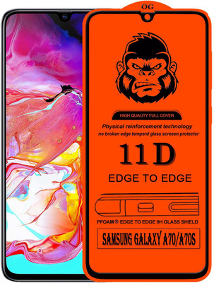 XRENGTH Edge To Edge Tempered Glass for : SAMSUNG GALAXY A70(Pack of 1)