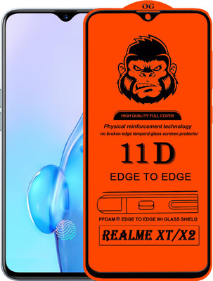 Rofix star Edge To Edge Tempered Glass for REALME X2(Pack of 1)