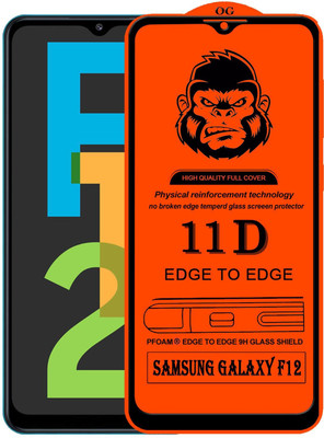 HQ Protection Edge To Edge Tempered Glass for SAMSUNG GALAXY F12(Pack of 1)