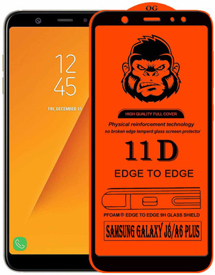 Gorilaorginal Edge To Edge Tempered Glass for Samsung Galaxy J8(Pack of 1)