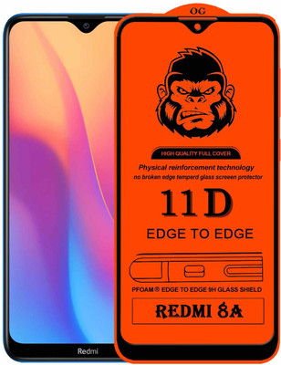 HQ Protection Edge To Edge Tempered Glass for REDMI 8A(Pack of 1)