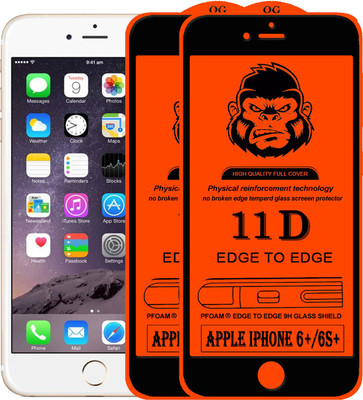 Xester Edge To Edge Tempered Glass for Apple iPhone 6 Plus(Pack of 2)