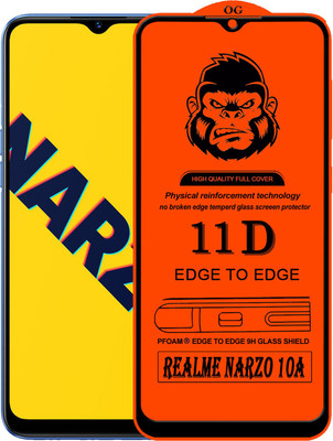 Xester Edge To Edge Tempered Glass for REALME NARZO 10A(Pack of 1)