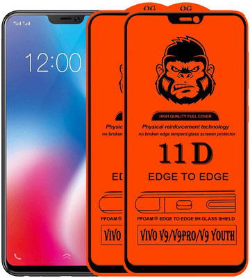 Rofix star Edge To Edge Tempered Glass for VIVO V9 PRO(Pack of 2)