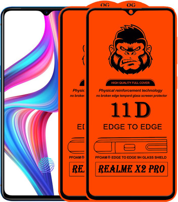 Rofix star Edge To Edge Tempered Glass for Realme X2 Pro(Pack of 2)