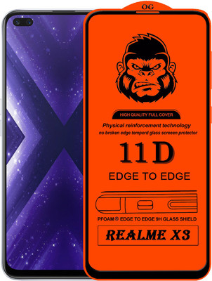 HQ Protection Edge To Edge Tempered Glass for REALME X3(Pack of 1)