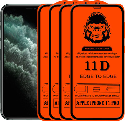 Rofix star Edge To Edge Tempered Glass for APPLE IPHONE 11 PRO(Pack of 4)