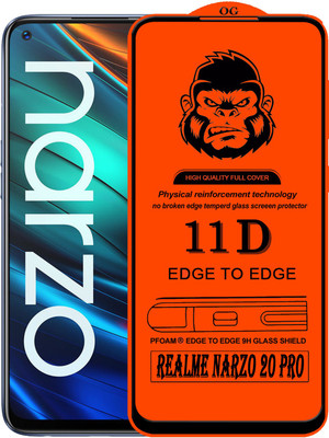 Xester Edge To Edge Tempered Glass for REALME NARZO 20 PRO(Pack of 1)