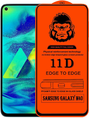 Xester Edge To Edge Tempered Glass for SAMSUNG GALAXY M40(Pack of 1)