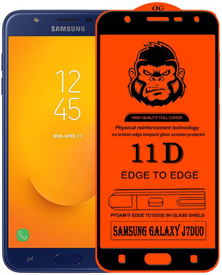 Gorilaorginal Edge To Edge Tempered Glass for ; SAMSUNG GALAXY J7 DUO(Pack of 1)
