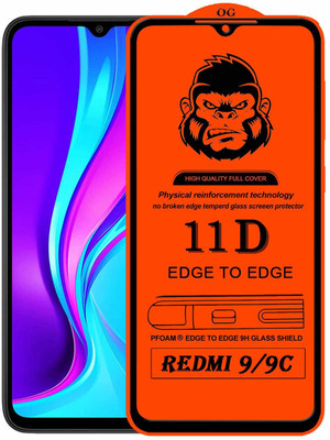 XRENGTH Edge To Edge Tempered Glass for REDMI 9C(Pack of 1)