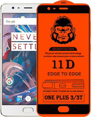 XRENGTH Edge To Edge Tempered Glass for OnePlus 3(Pack of 1)