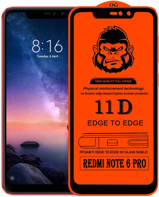 Xester Edge To Edge Tempered Glass for Mi Redmi Note 6 Pro(Pack of 1)