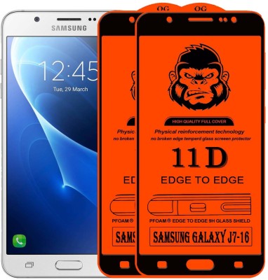 Rofix star Edge To Edge Tempered Glass for Samsung Galaxy J7 - 6 (New 2016 Edition)(Pack of 2)