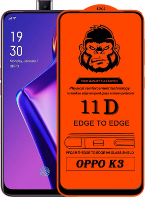 HQ Protection Edge To Edge Tempered Glass for OPPO K3(Pack of 1)