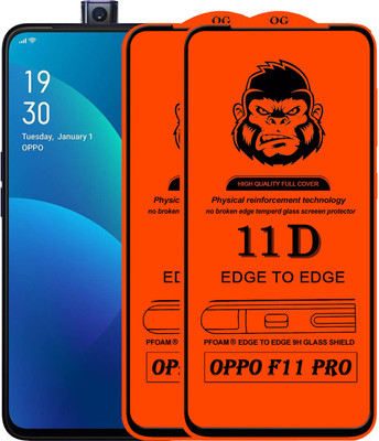 HQ Protection Edge To Edge Tempered Glass for OPPO F11 PRO(Pack of 2)