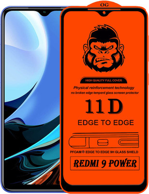 Xester Edge To Edge Tempered Glass for REDMI 9 POWER(Pack of 1)