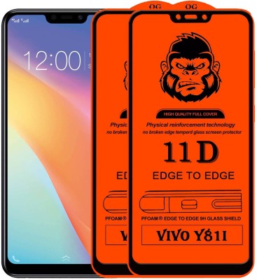 Rofix star Edge To Edge Tempered Glass for VIVO Y81I(Pack of 2)