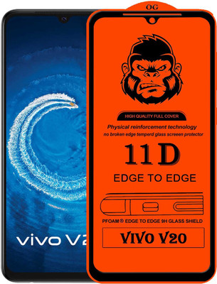Xester Edge To Edge Tempered Glass for VIVO V20(Pack of 1)
