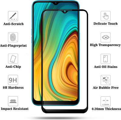 Rofix star Edge To Edge Tempered Glass for REALME C3(Pack of 1)