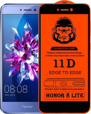 GORILLA FIVE Edge To Edge Tempered Glass for , HONOR 8 LITE(Pack of 1)