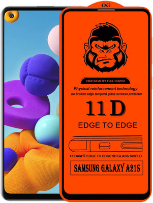 Xester Edge To Edge Tempered Glass for SAMSUNG GALAXY A21S(Pack of 1)