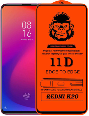 Xester Edge To Edge Tempered Glass for Mi K20(Pack of 1)