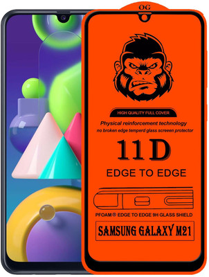 Xester Edge To Edge Tempered Glass for SAMSUNG GALAXY M21(Pack of 1)
