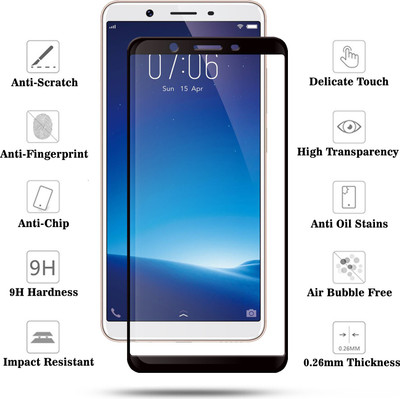 Laxdom Edge To Edge Tempered Glass for VIVO Y71(Pack of 1)