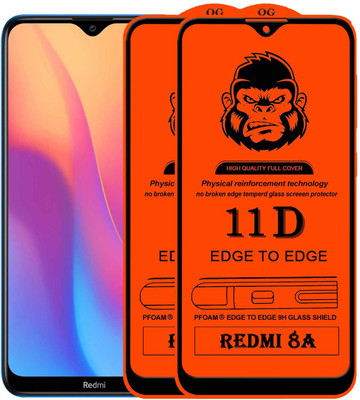 Rofix star Edge To Edge Tempered Glass for REDMI 8A(Pack of 2)