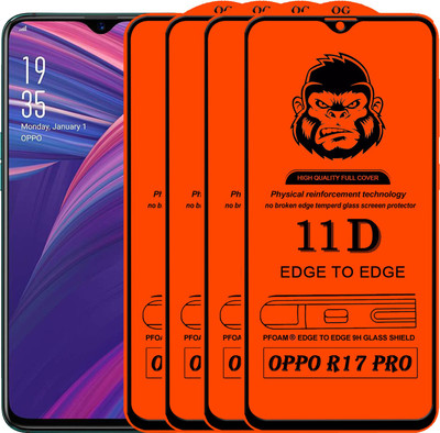 Rofix star Edge To Edge Tempered Glass for OPPO R17 PRO(Pack of 4)