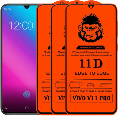 Rofix star Edge To Edge Tempered Glass for Vivo V11 Pro(Pack of 3)