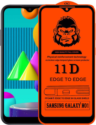 HQ Protection Edge To Edge Tempered Glass for SAMSUNG GALAXY M01(Pack of 1)
