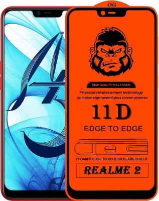 Xester Edge To Edge Tempered Glass for Realme 2(Pack of 1)