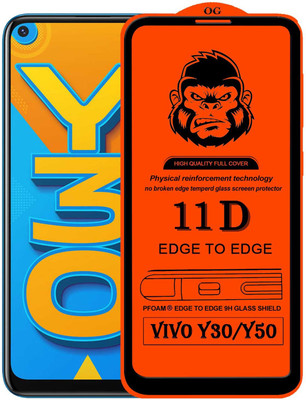 Gorilaorginal Edge To Edge Tempered Glass for : VIVO Y30(Pack of 1)