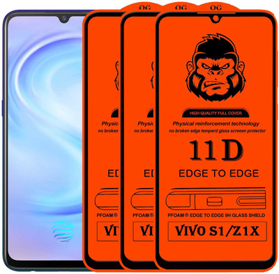 Xester Edge To Edge Tempered Glass for VIVO Z1X(Pack of 3)