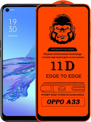 Gorilaorginal Edge To Edge Tempered Glass for ; OPPO A53(Pack of 1)